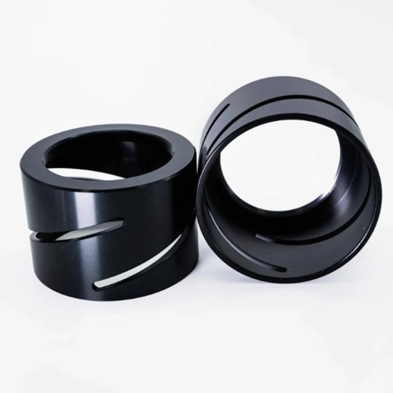 

Stainless Steel CNC Milling and Turning Processing Services Black Aluminum Alloy Shaft Sleeve
