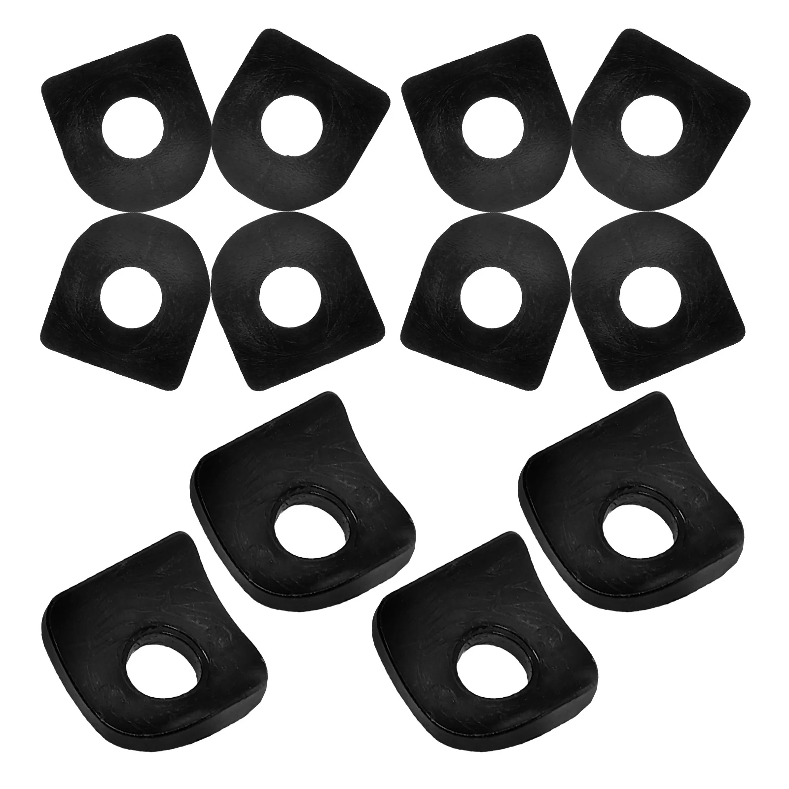 Replacement Bike Seat Tube Clamp Gasket 12 Pcs Rubber Metal Washer Clip for Secure Riding Seatpost Fixation
