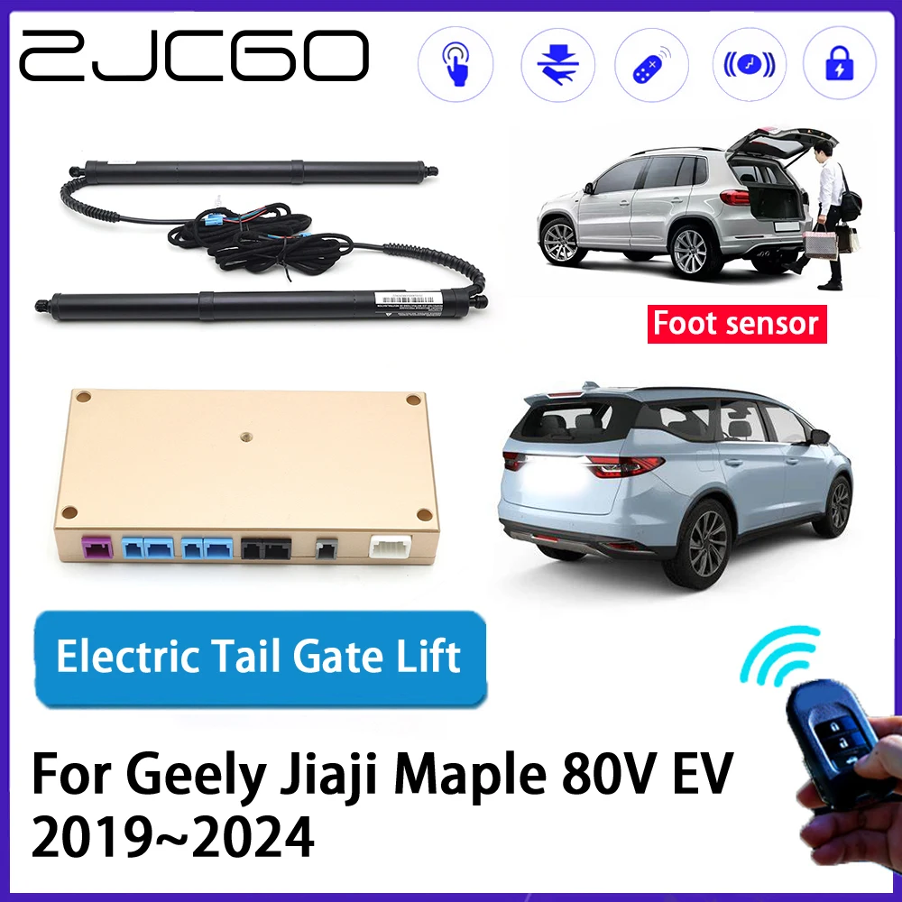 

ZJCGO Car Auto Trunk intelligent Electric Tail Gate Lift Automatic Tailgate Opener for Geely Jiaji Maple 80V EV 2019~2024
