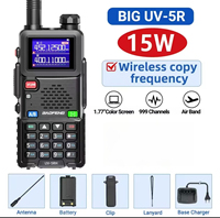 Baofeng UV-5RH 10W Ham Radio, Long Range Walkie Talkie with Air Band, Frequency Copy, Type-C Charging