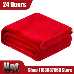2025 New Household Products Fleece Throw Blanket Extra Soft Warm Fuzzy Bed Plush Lightweight Microfiber Couch Sofa Blankets