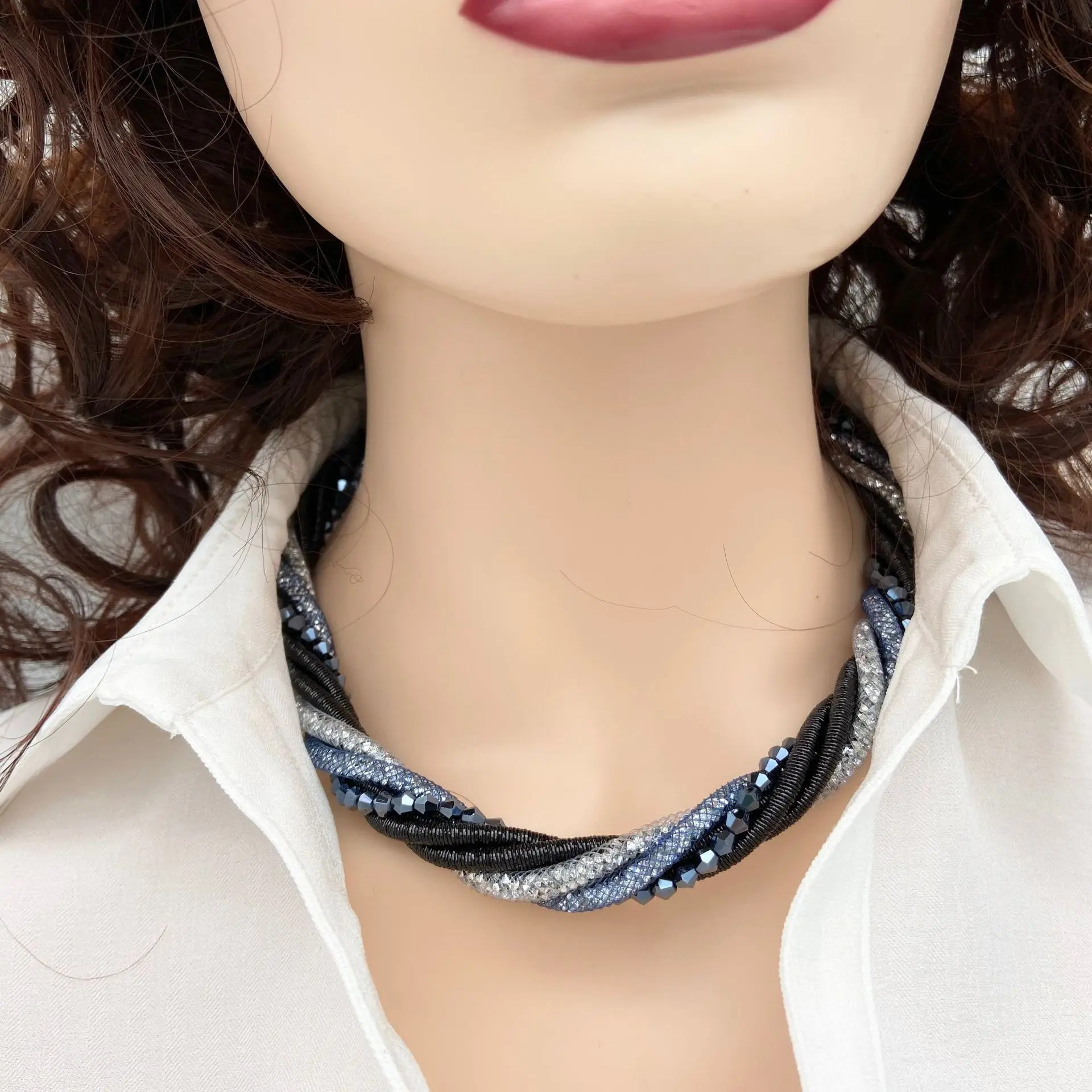 Fashion Personality Exaggerated Clavicle Chain Cool Women Men Jewelry Party necklace for women choker necklace