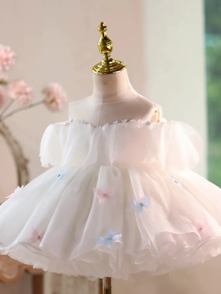 Hochwertige Kinder-Abendkleider für Mädchen, für Klavierauftritte, Geburtstage, Hochzeiten, Blumenmädchen A5039 Großhandel Mädchen-Abendroben – Detail 5