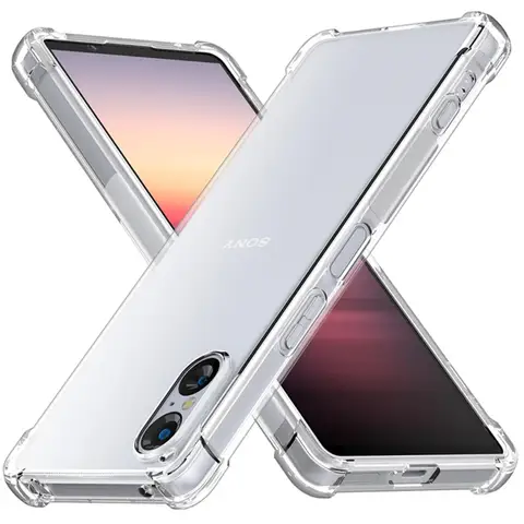 TPU Transparent Phone Case for Sony Xperia 1 VII VI V 5 IV 10 III II Protective Cover Shockproof Fundas Capa Coque