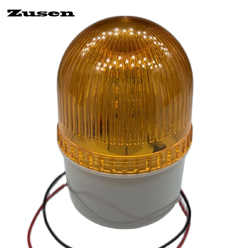 Zusen TB72D 12V 24V 110V 220V Yellow Color Small Flashing Light Security Alarm Strobe Signal Warning LED lamp