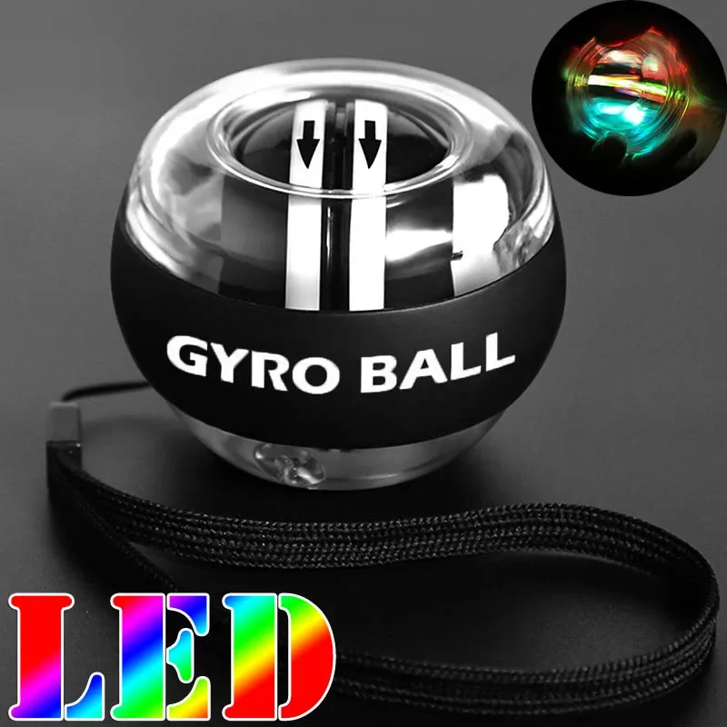 LED Handgelenk Trainer Ball Power Ball Auto-Start Gyroskop Arm Hand Unterarm Trainings gerät Power Handgelenk Gyro Ball Sport Fitness geräte