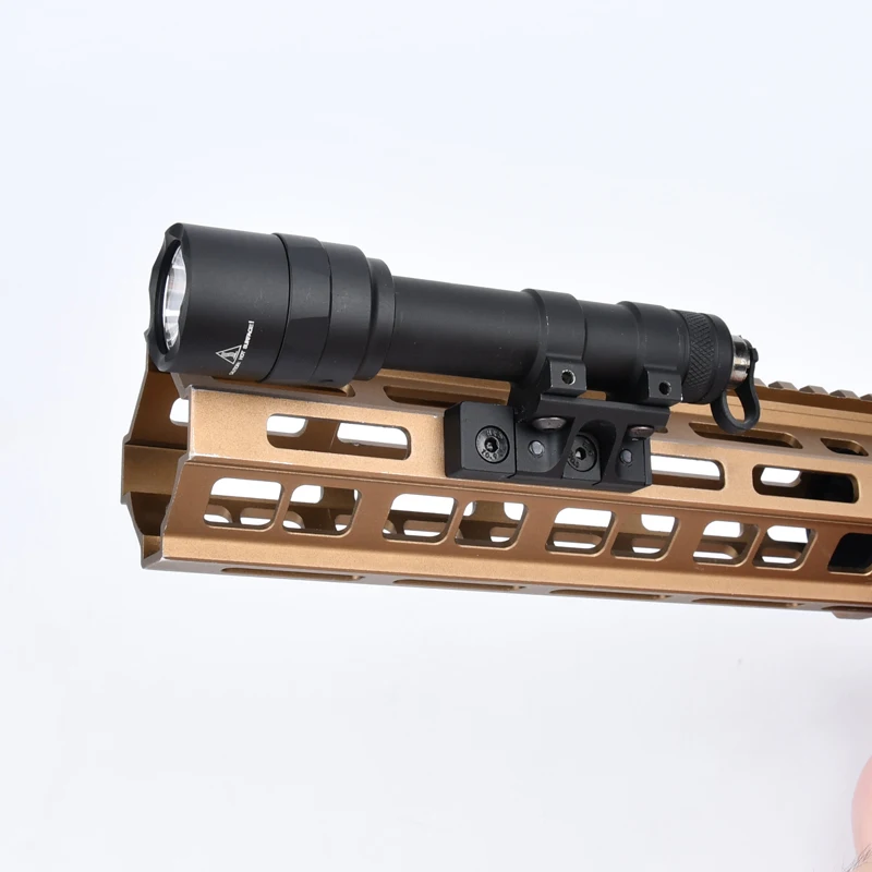 Surefir M300 M600 Mini Scout Light SF M300A M300U Weapon Powerful Flashlight Tactical Hunting Gun Dual Function Switch Mlok Keym