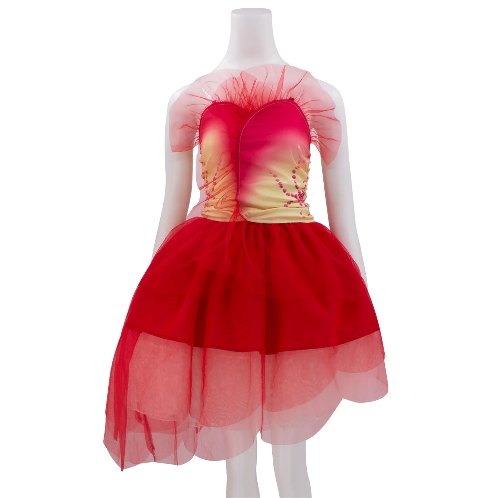 

Glinda Cosplay Costume Red Lack Dress For Women Halloween Birthday Party