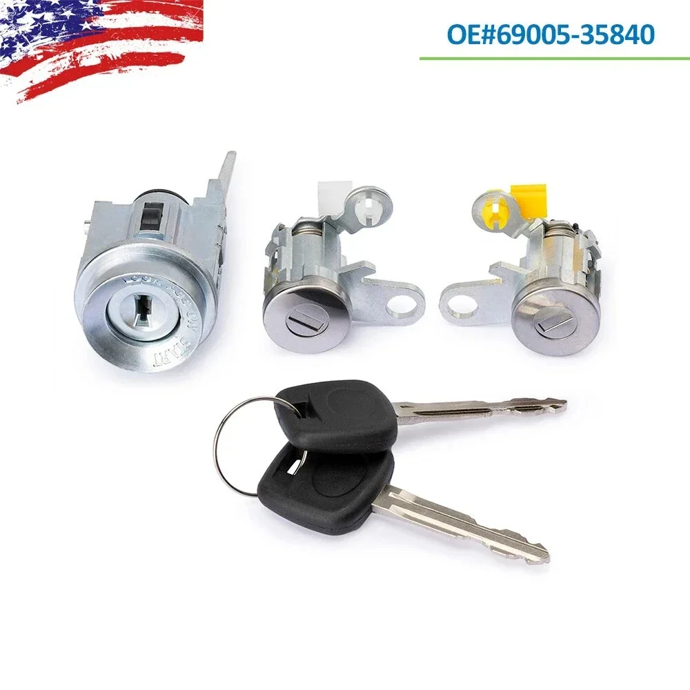 

Ignition Switch & Door Lock Cylinder Compatible for 1999-2003 Toyota Tacoma 69005-35840