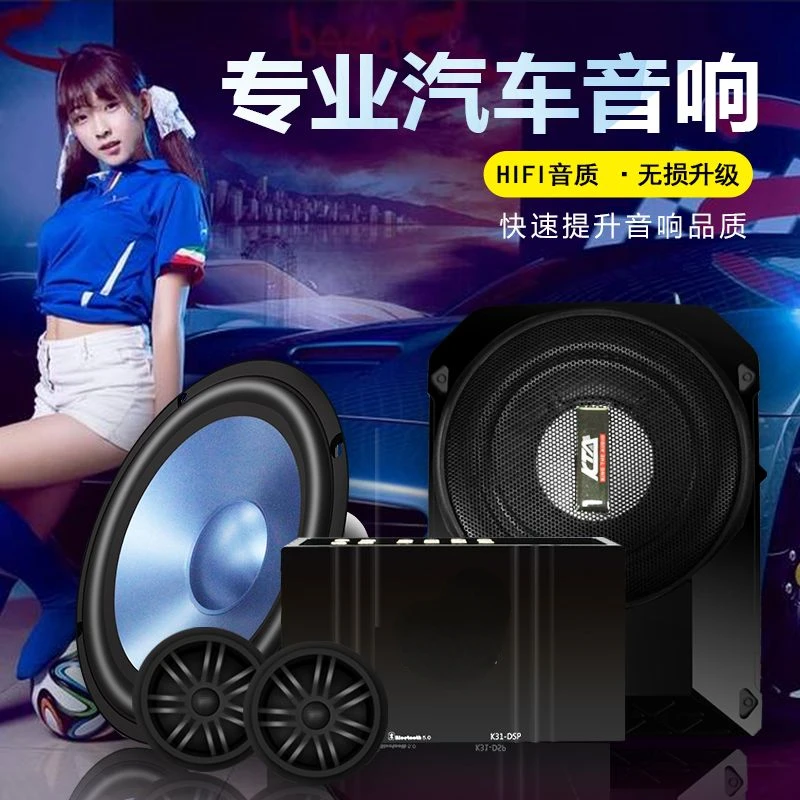 

Lossless sound effect car audio refit set 6.5-inch speaker subwoofer DSP power amplifier speaker