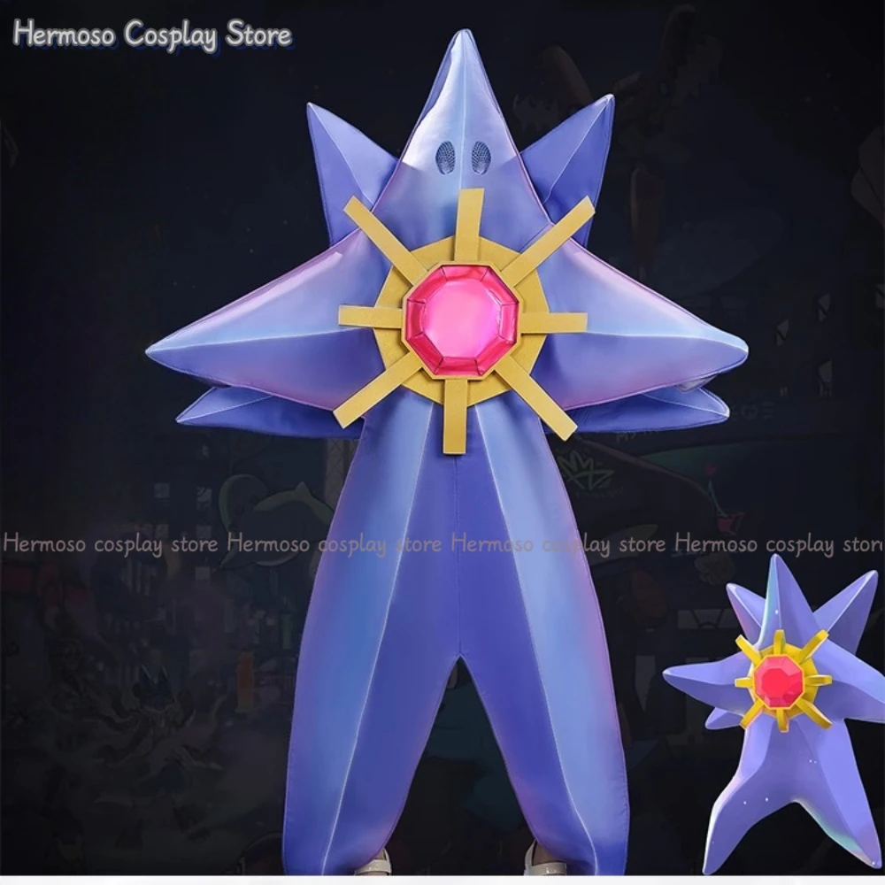 Mega Starmie Strój Cosplay w Kształcie Gwiazdy Akcesoria do Gier Interesująca Kolekcja Dekoracja Prezent na Boże Narodzenie Ubranie Prezent