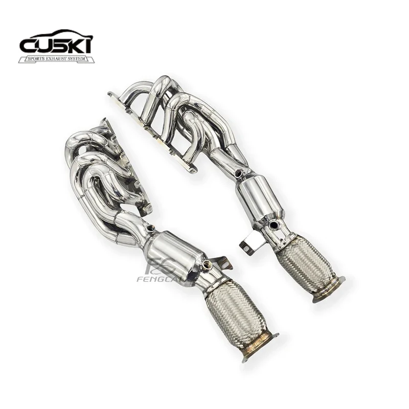 

Аксессуары для модернизации автомобильных выхлопных газов из нержавеющей стали, подходящие для AUDI R8 V8 4.2 2008-2016 с изолированным выпускным коллектором