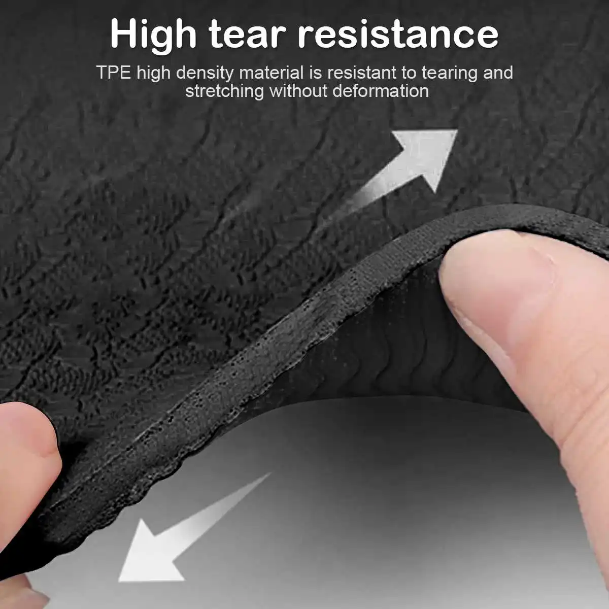 اليوغا بيلاتيس التدريب Gluteus الحصير TPE صديقة للبيئة القرفصاء المعونة التدريب حصيرة مع آثار أقدام متعددة الوظائف اللياقة البدنية حصيرة 35*80 سنتيمتر