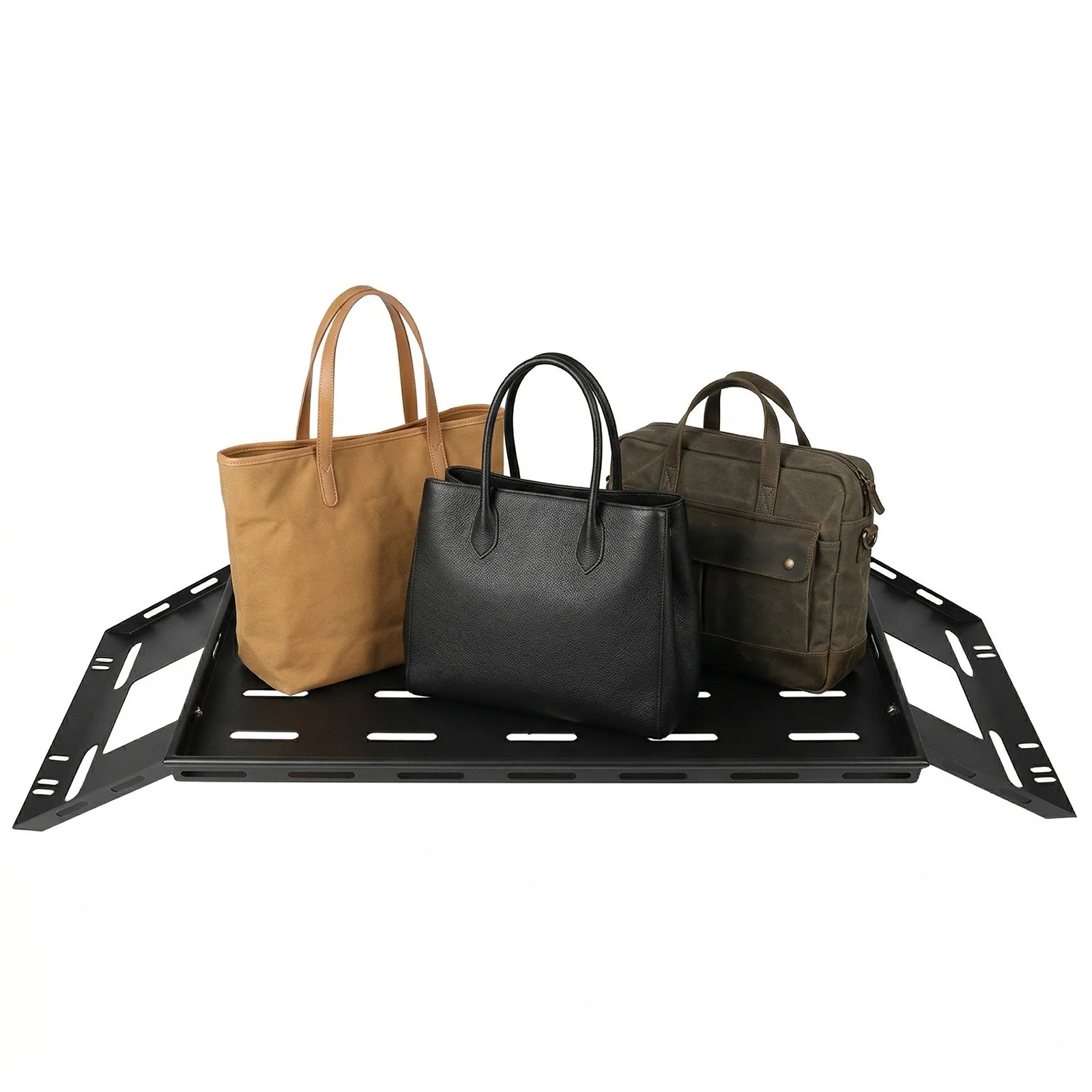 

Lightweight Steel Tray Organizer Wear Resist Luggage Storage Holder Anti-Scratch for 07-25 JK/JL Wrangler