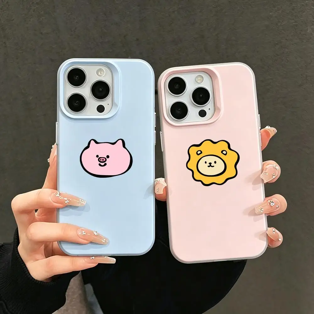 

Egg Yolk and Her Friends Phone Case Jelly like 2 in 1 dual-layer dopamine phone case, compatible with iPhone 17/16/15/14/13/12