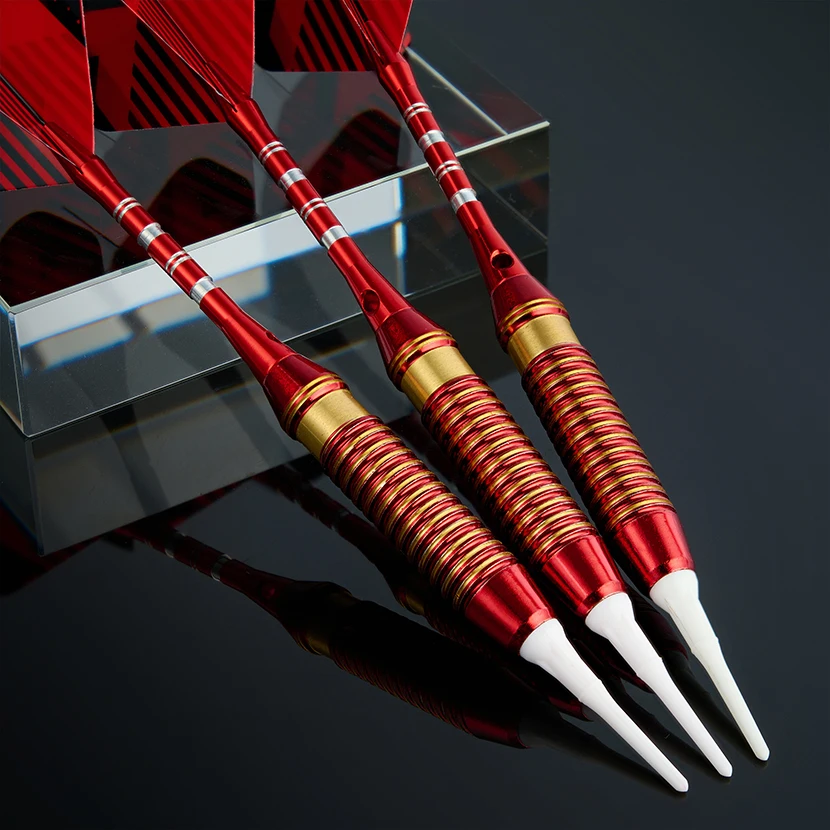 3 pcs 18g electroplated red copper darts soft-head dart box set suitable for electronic target plastic target