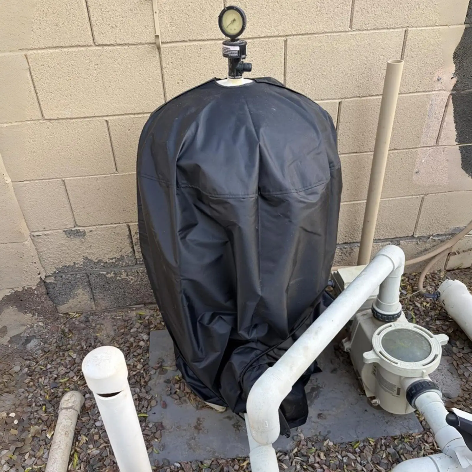 Pool Filter Covers Heavy Duty Weather-Resistant Protective Replacement Pool Filter Cover For Home Hotel Resort Commercial