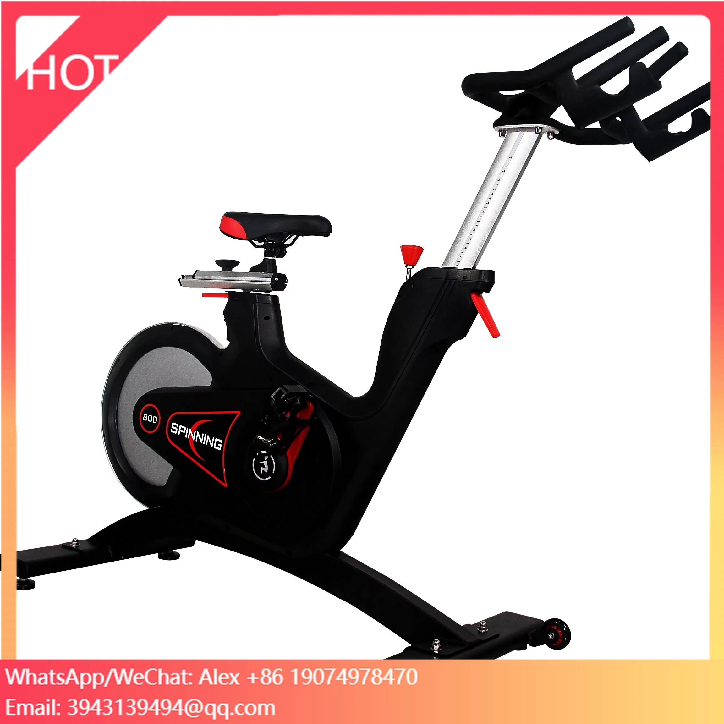 

Commercial And Household Professional Aerobic Fitness Equipment Magnetic Resistance Rotating Bicycle