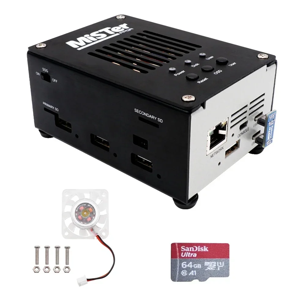 2023 RetroScaler MisterFPGA Core Control Terasic DE10-Nano اللوحة الرئيسية لمشروع MiSTer FPGA لعبة الألعاب متعددة المنصات