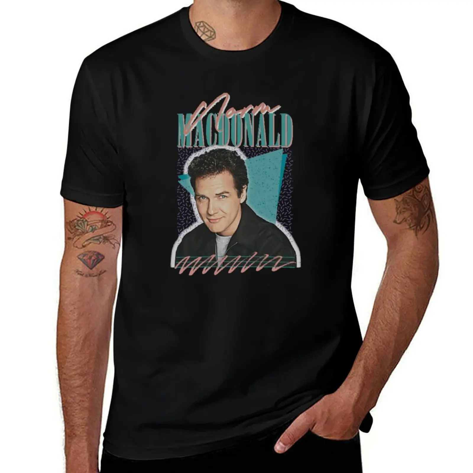 

Norm Macdonald T-Shirt man clothes summer 2025 Anime t-shirt anime fitted t shirts for men