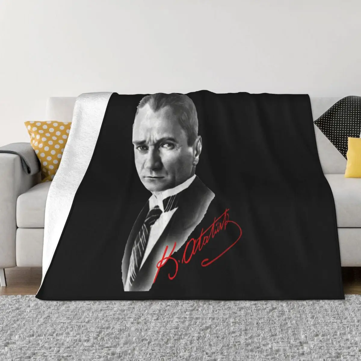 Mustafa Kemal Ataturk Turkey Turkiye Tank Top Men Unisex Unisex 2122 Ba Throw Blanket