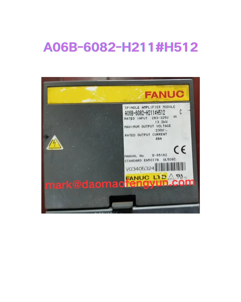 

A06B-6082-H211 H512 Used Servo Drive Tested OK