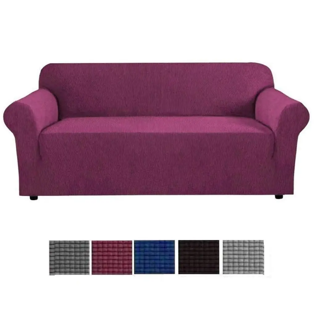 

Эластичные чехлы для диванов, грязеотталкивающие, без распускания нитей, приятные для кожи, мягкие.