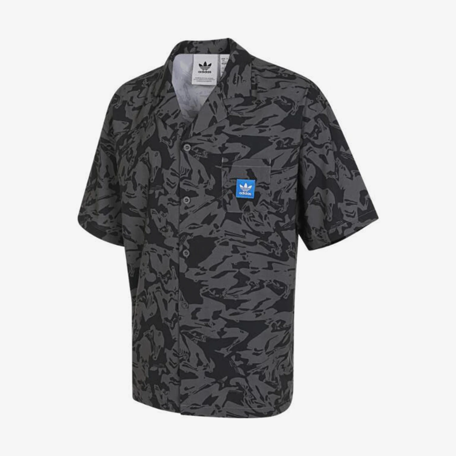 

Adidas Originals Новая летняя мужская рубашка с коротким рукавом с принтом JD1150
