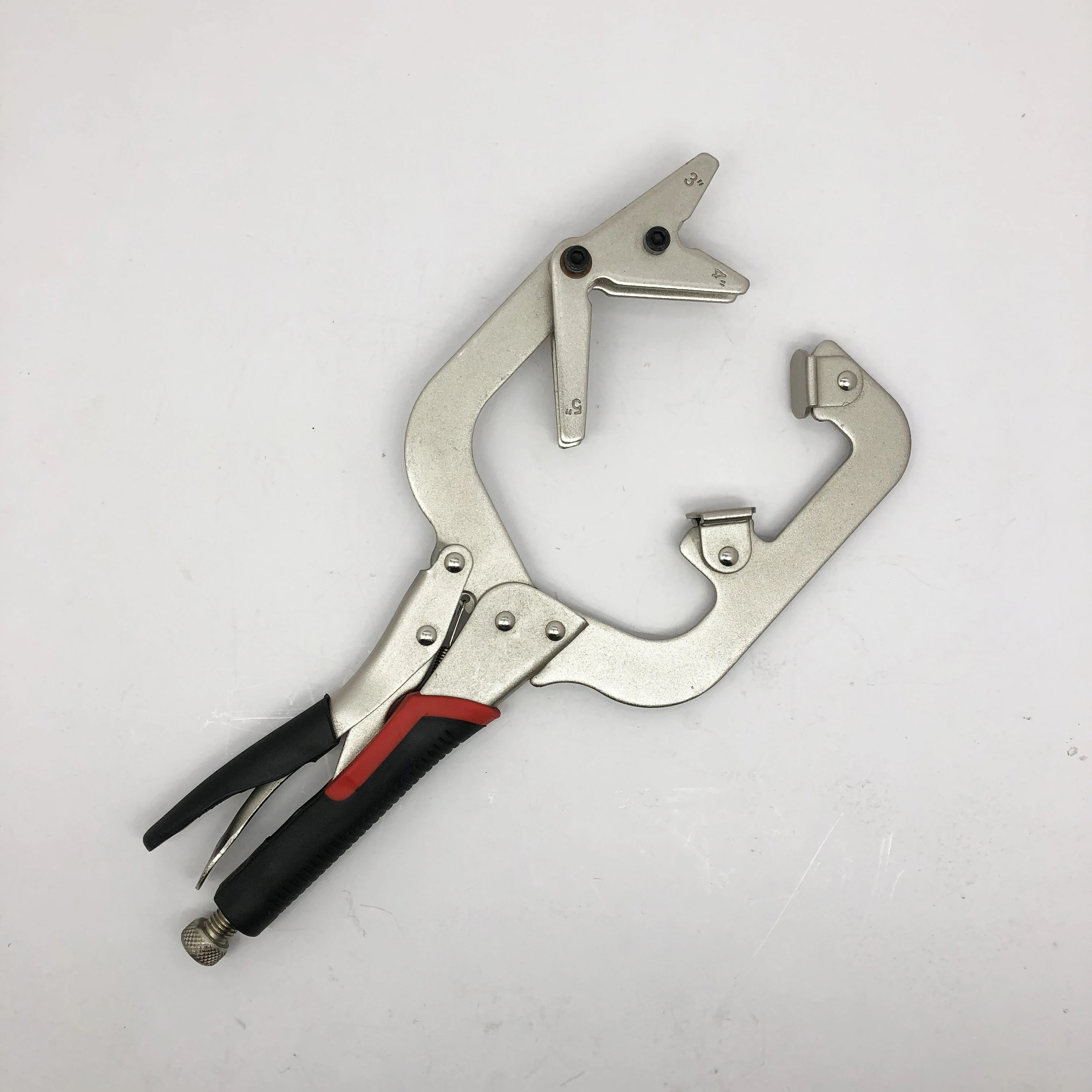 Alicates de soldadura de 14 pulgadas, abrazaderas de soldadura, alicates vigorosos de acero, abrazaderas de ángulo C de ángulo recto, boquilla de abrazadera, abrazadera de tubos de soldadura ajustables