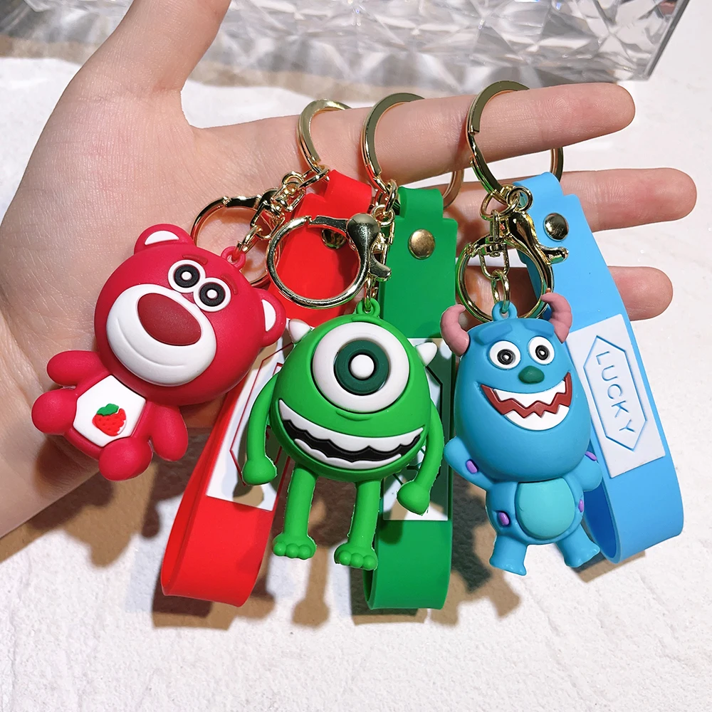 Disney Toy Story Woody Officer Keychain, Car Keychain, Personalized Trendy Bag Decoration Pendant with Commemorative Significanc