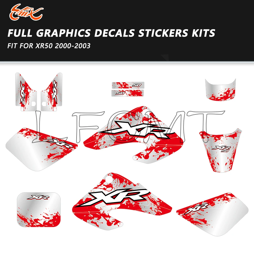 

Fairing Body Decoration Graphics Backgrounds Decals Stickers Kit Fit for Honda XR50 XR 50 2000-2003 2002 2001