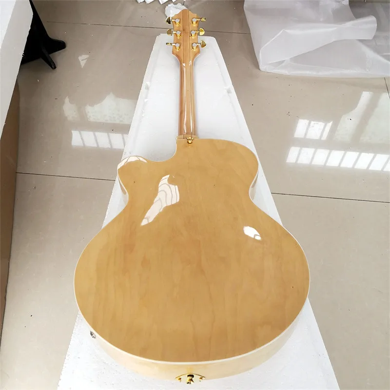 Maple Wood Hollow Electric Guitar, A Variety of Colors Can Be Customized, 6 Strings