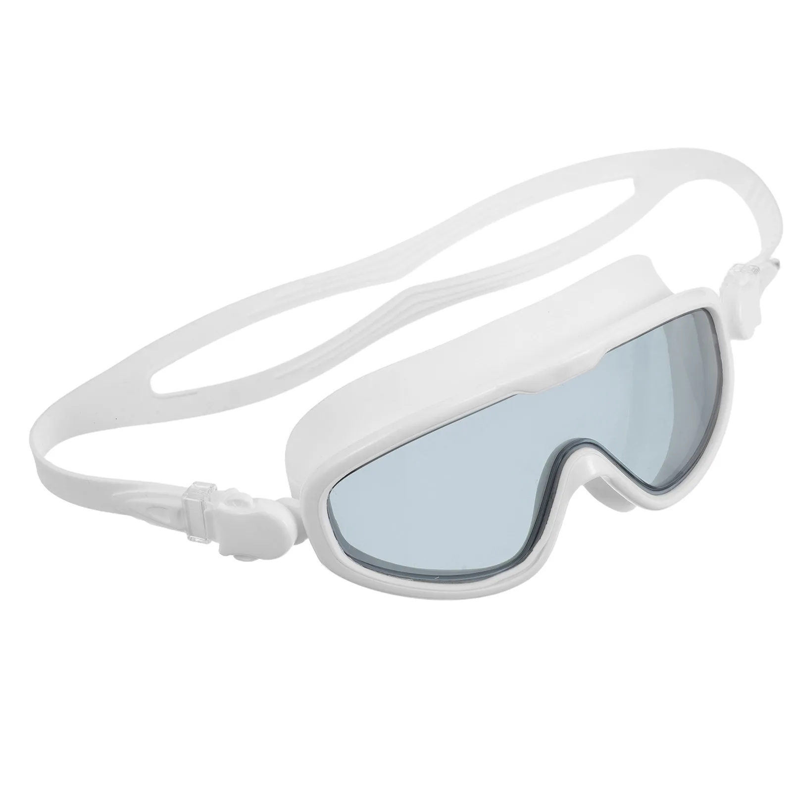 

1 шт. 1 пара очков для плавания для взрослых с защитой от запотевания, широким обзором, без протечек, для мужчин и женщин, прозрачные, с УФ-защитой