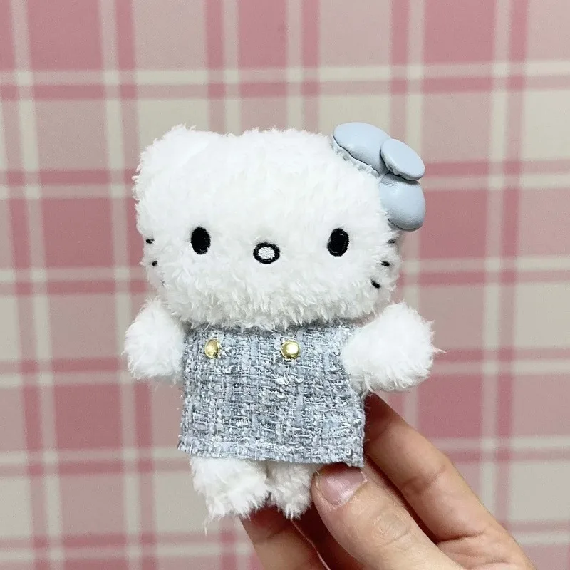 かわいいサンリオパーカードレスハローキティぬいぐるみキーホルダークリエイティブ子猫ぬいぐるみランドセルペンダントおもちゃアクセサリーギフト