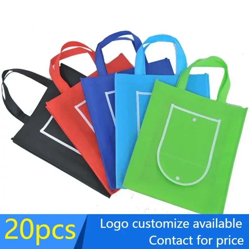 

20 pcs New arrival Non Woven Bag Shopping Bags Eco Promotional Recyle Bag Tote Bags Custom Make Printed Logo logo print