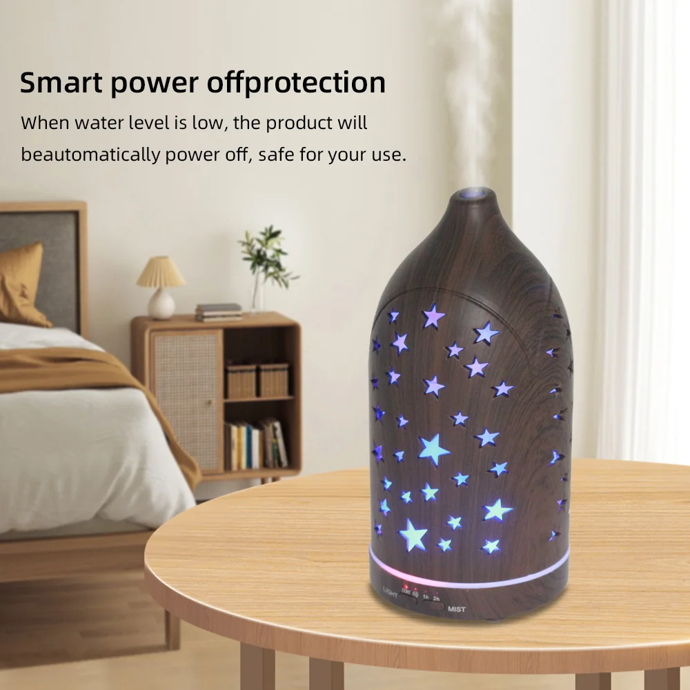 Star Hollow 7-Color Silent Mist Premium Aromatherapy Humidifier for Spa-Like Relaxation at Home