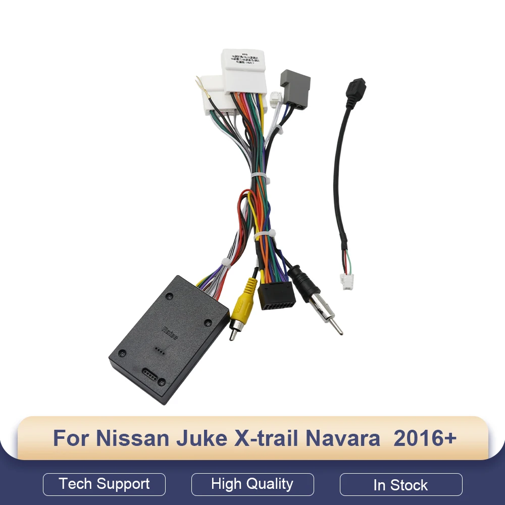 

16-контактный автомобильный аудиоадаптер с блоком 360 и Canbus для Nissan Juke, X-Trail, Navara 2016+