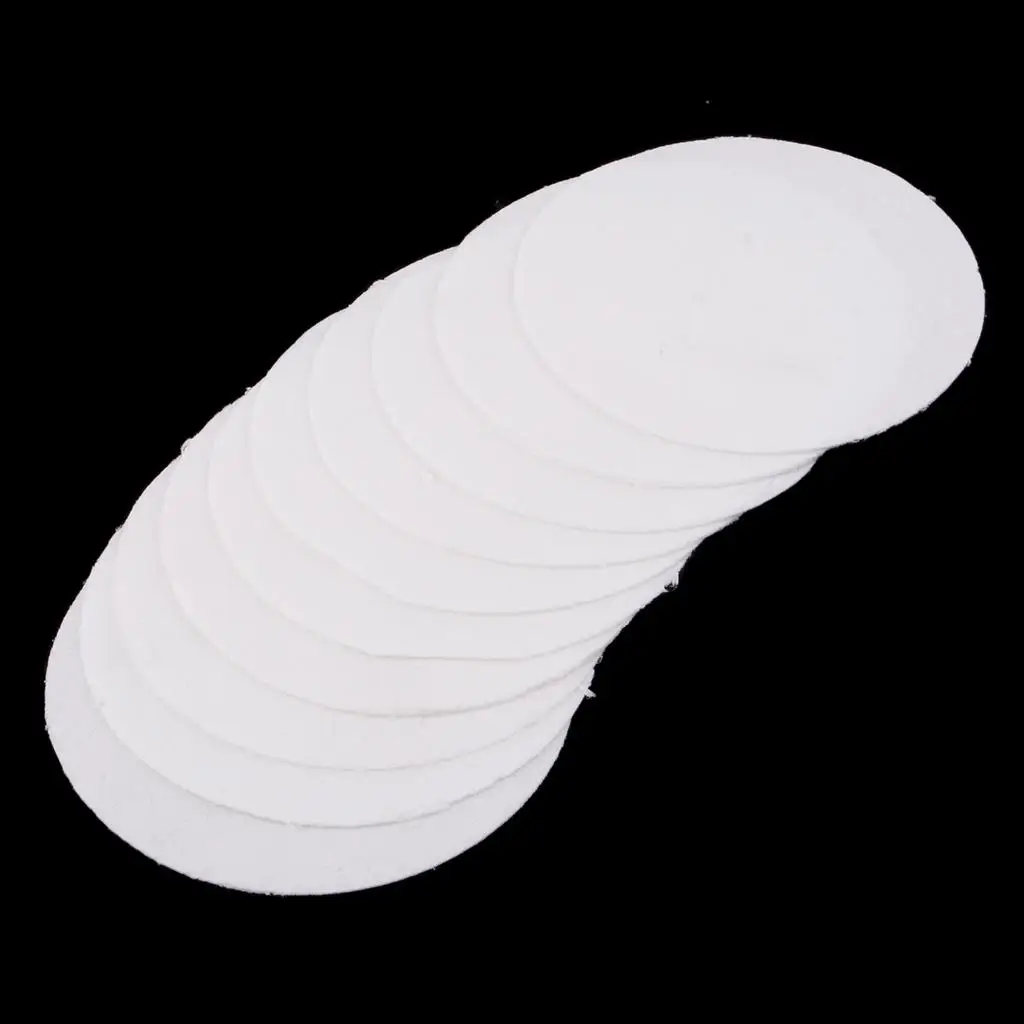10x Papier do mikrofalówki z włókna ceramicznego Papier do fuzji szkła Mata 115 mm x 1 mm