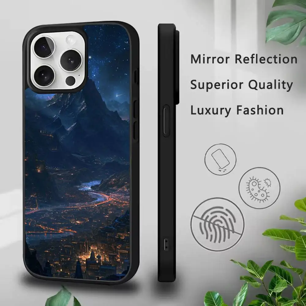 حافظة هاتف Acotar Court of Mist and Fury لهاتف IPhone 17,16,15,Pro,Max,Air,14,Plus,13,12,11 Magesafe غطاء شحن لاسلكي