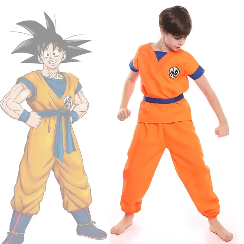 Halloween Dragon Ball Goku Costume Children Men Clothing Turtle Pie Cosplay Anime Performance Party Strength Cos Dressing Up