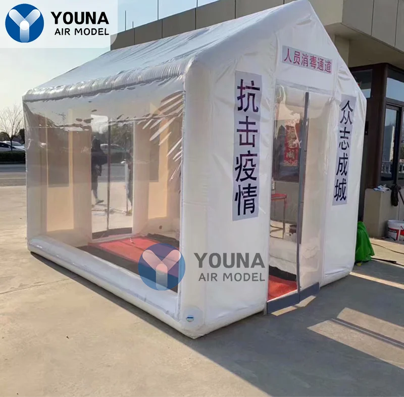 

Emergency Inflatable disinfection and disaster relief medical tent temporary isolation hospital