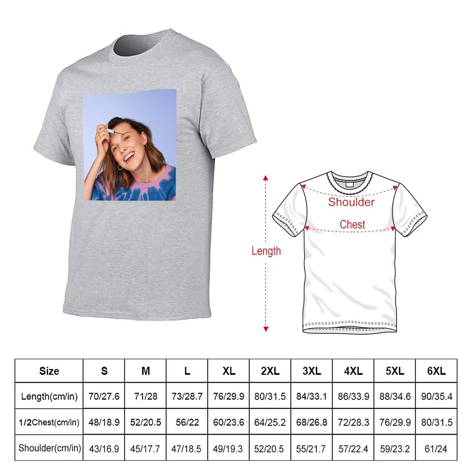 millie bobby brown T-Shirt black t shirts shirts graphic tees tees men t shirts