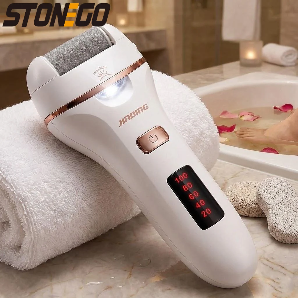 

Электрическая пилка для ног, прибор для удаления мозолей и огрубевшей кожи, безопасный и безболезненный инструмент для ухода за кожей.