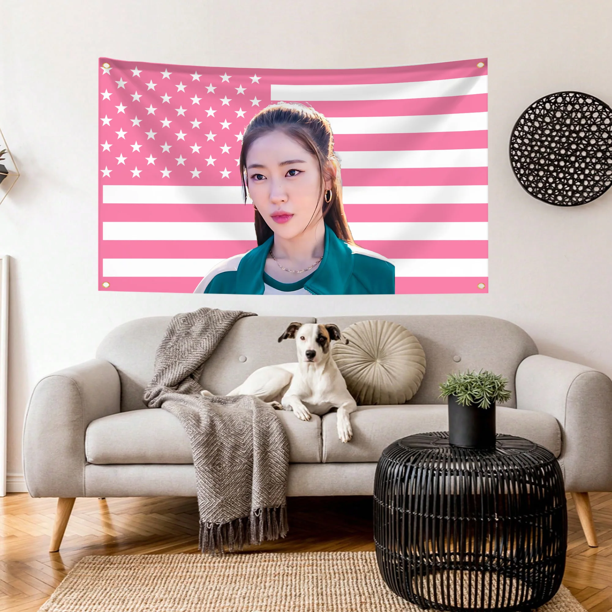 أعلام لعبة Invictus علم مخصص على ديكور غرفة الحائط Y2k الديكورات الخارجية عناصر شخصية أعلام لغرف النوم المنزل مضحك