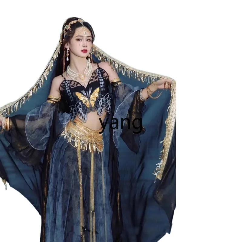 

LMM Hanfu Female Exotic Style Folk Dance Western Beauty Photography Performance Costume Chinese Style Dance Costume