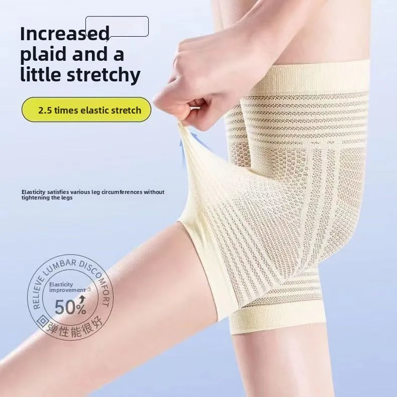 Copri camera con aria condizionata traspirante, ginocchiera sottile e calda per l'articolazione della vecchia gamba fredda unisex estiva