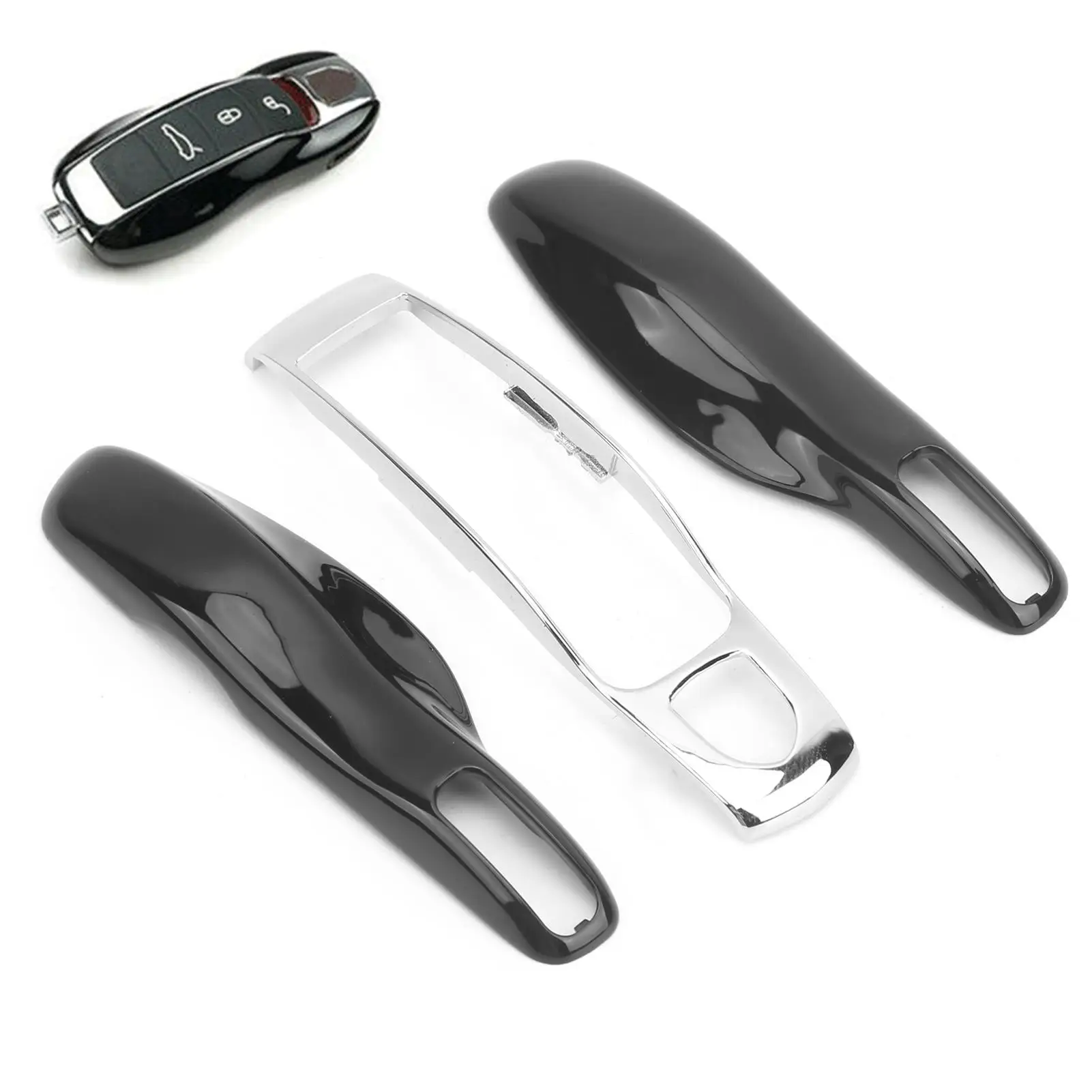 Car Remote Key Fob For Case Trim Cover for Porsche 911 Macan Boxster