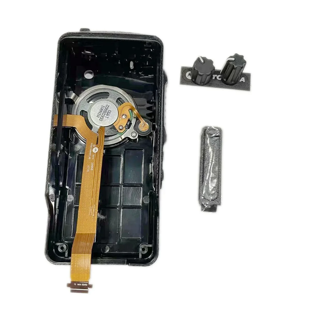 Front Shell Housing Case & Knobs Horn Cable for Motorola XiR P6600i DEP550e XPR3300e DP2400E HAM Radio Casing Repair Parts