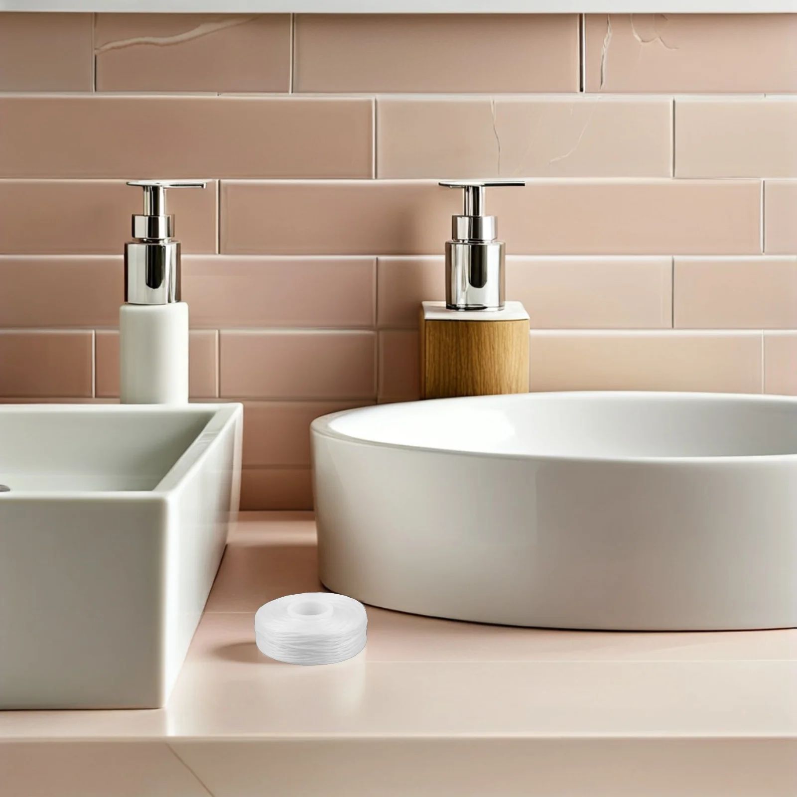 10pcs Dental Floss Core 50M Replacement Spool Refill For Tooth Cleaning Durable Polyester Thread Flosser Oral Care Spool