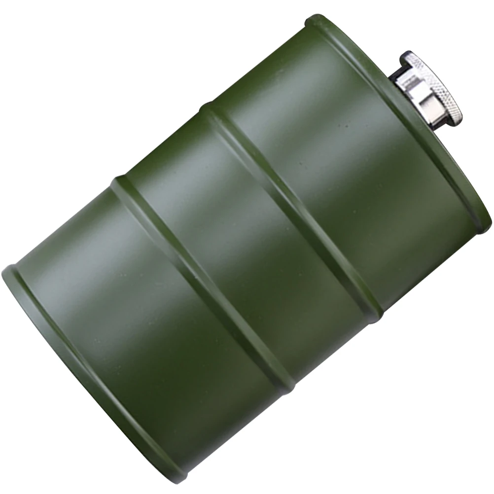 

Camping Flask Stainless Steel Novelty Design Smooth Surface Professional Liquor Flask Container Portable Wine Accessories